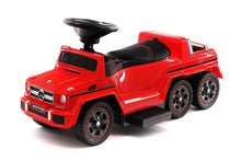 Load image into Gallery viewer, Mercedes G63 AMG 6x6 Children Electric Ride On Convertible Push and Foot to Floor Car