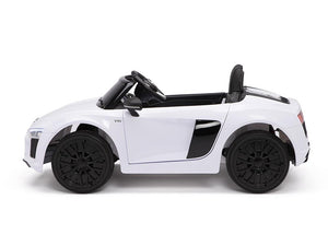 Audi R8 Ride On Race Car with Remote, Leather Seat and Rubber Tires