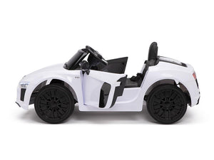 Audi R8 Ride On Race Car with Remote, Leather Seat and Rubber Tires
