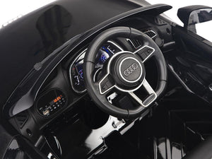Audi R8 Ride On Race Car with Remote, Leather Seat and Rubber Tires