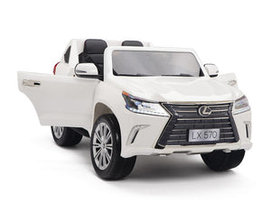 Lexus LX 570 Toddler 4WD Remote Control Ride On Car With 2 Seats and Touchscreen