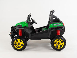 Pink Trail Blazer 4WD Remote Control Ride On 2 Seat Side x Side UTV W/4 Motors