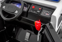 Load image into Gallery viewer, Big Rig Rescue 4WD Remote Control Ride On 2 Seat Police Truck With Rubber Tires
