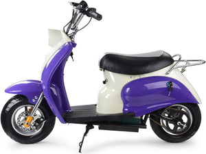 Electric 24 Volt Moped Ride On Scooter in Purple - ETA June 30th, 2020