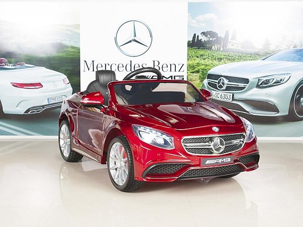 AMG Mercedes S63 Remote Control Ride On Coupe With Rubber Tires for Toddlers